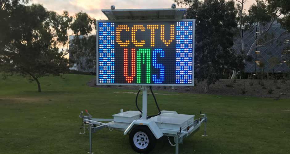 CCTV VMS Trailer Sign Features